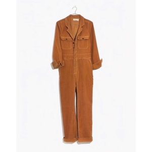 NWT Madewell Corduroy Belted Jumpsuit Coveralls